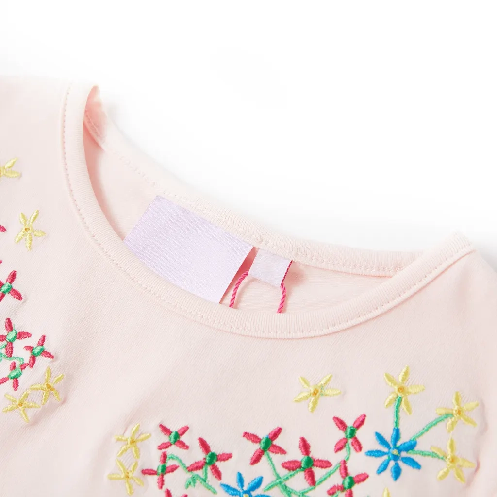 Maglietta da Bambina Rosa Tenue 116