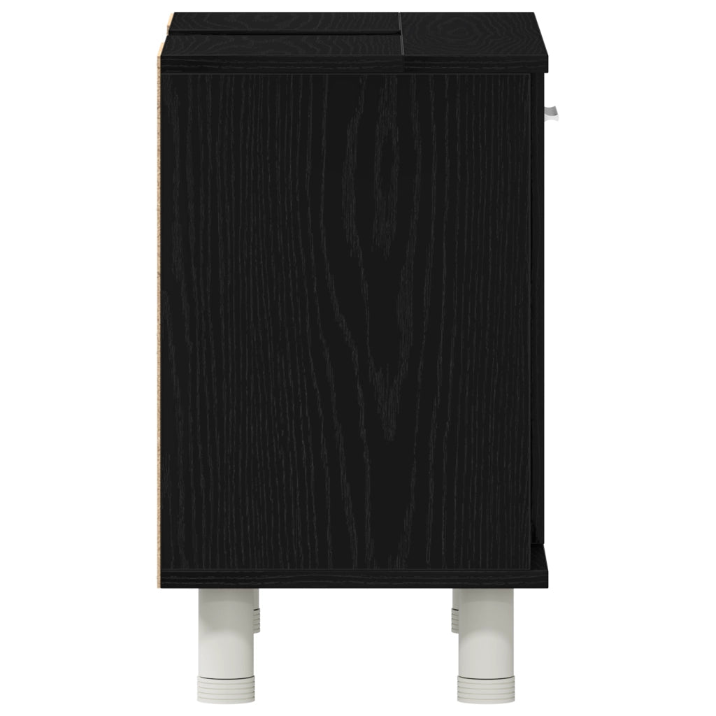 Mobile da Bagno Rovere Nero 60 x 32 x 54 cm Legno multistrato 862514