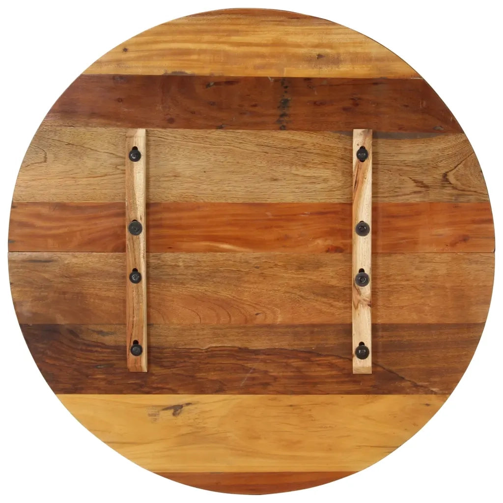 Piano Tavolo Rotondo 80 cm 15-16 mm in Legno di Recupero 286035