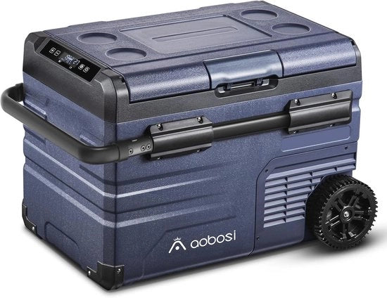 Compressore con congelatore Wi-Fi, Doppia Zona, 35L, Fino a -20°C, Collegamento USB, Per Auto, Camion, Box e Caravan