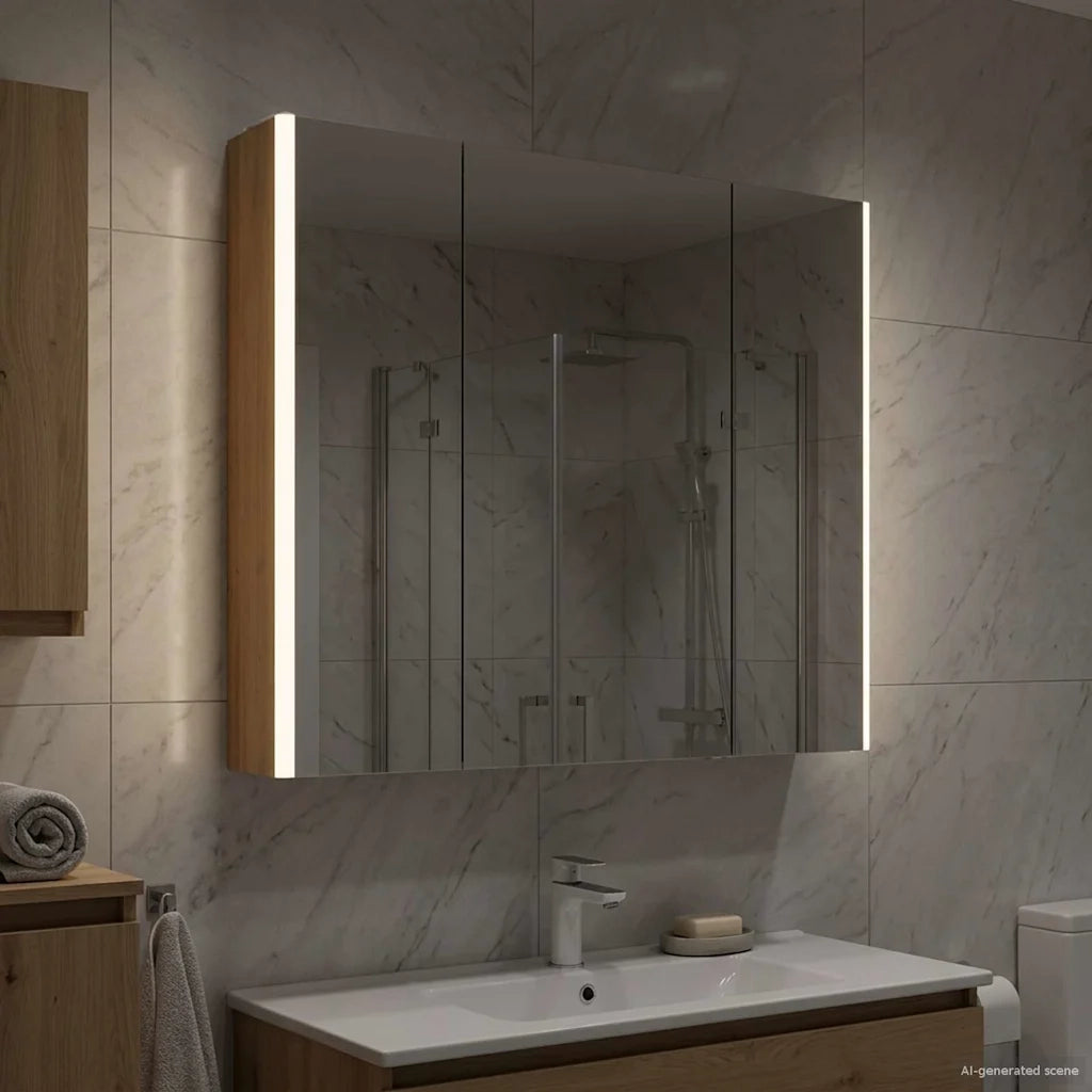 Mobiletto per specchio da bagno Rovere Artigianale 889270