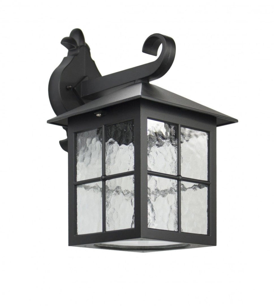 Applique esterna rétro verso basso E27 nera IP43 SU-MA