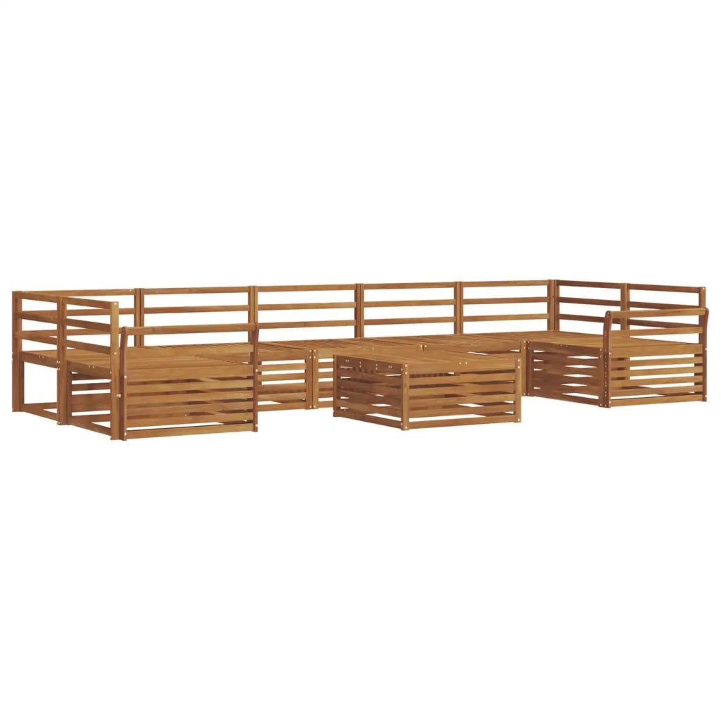 Set di divani da esterno 8 pcs Naturale 3373179