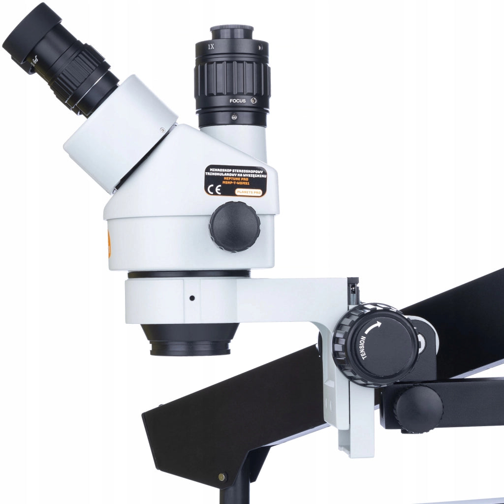 Mikroscopio Stereoscopico Trinoculare Neptune Pro con Camera 12MP – Zoom 7x-45x, HDMI, Ergonomia