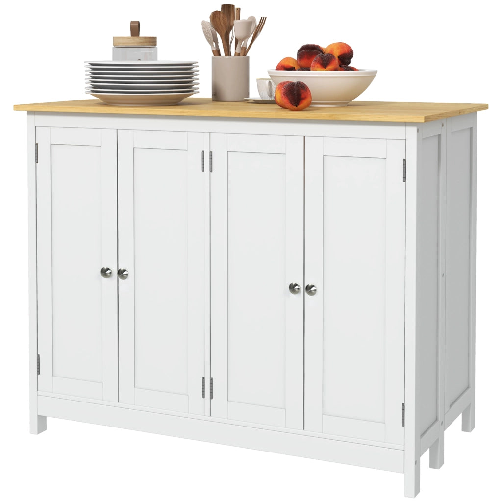 Tavolo da cucina con isola e 2 sgabelli ¨C Minimal ¨C bianco