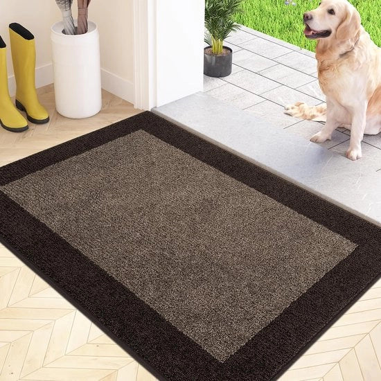 Mattezzaio per porte interne 60 x 90 cm - Antiscivolo - Lavabile - Mat di protezione - Assorbente - Ideale per aree molto trafficate