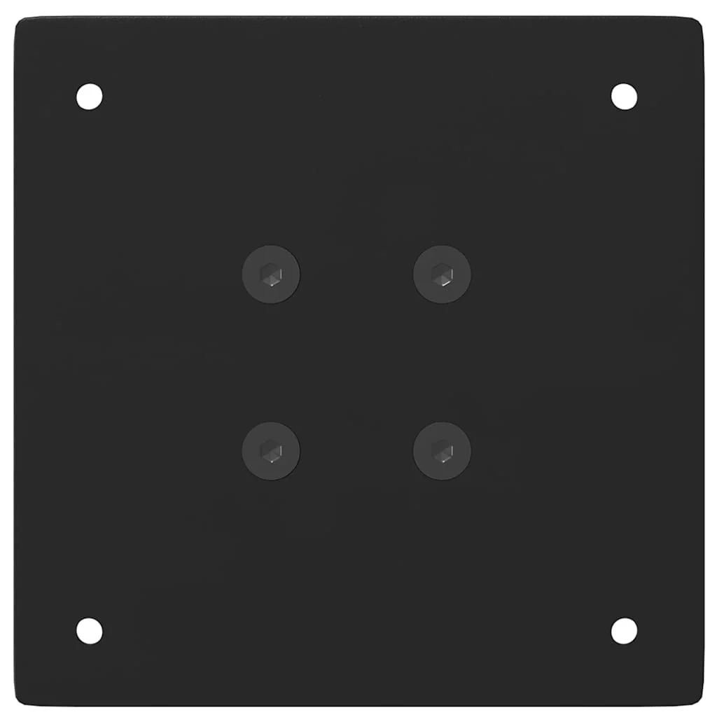 Set di 4 gambe moderne regolabili per tavolo da bar 110-112 cm in acciaio verniciato a polvere nero 02_0056777