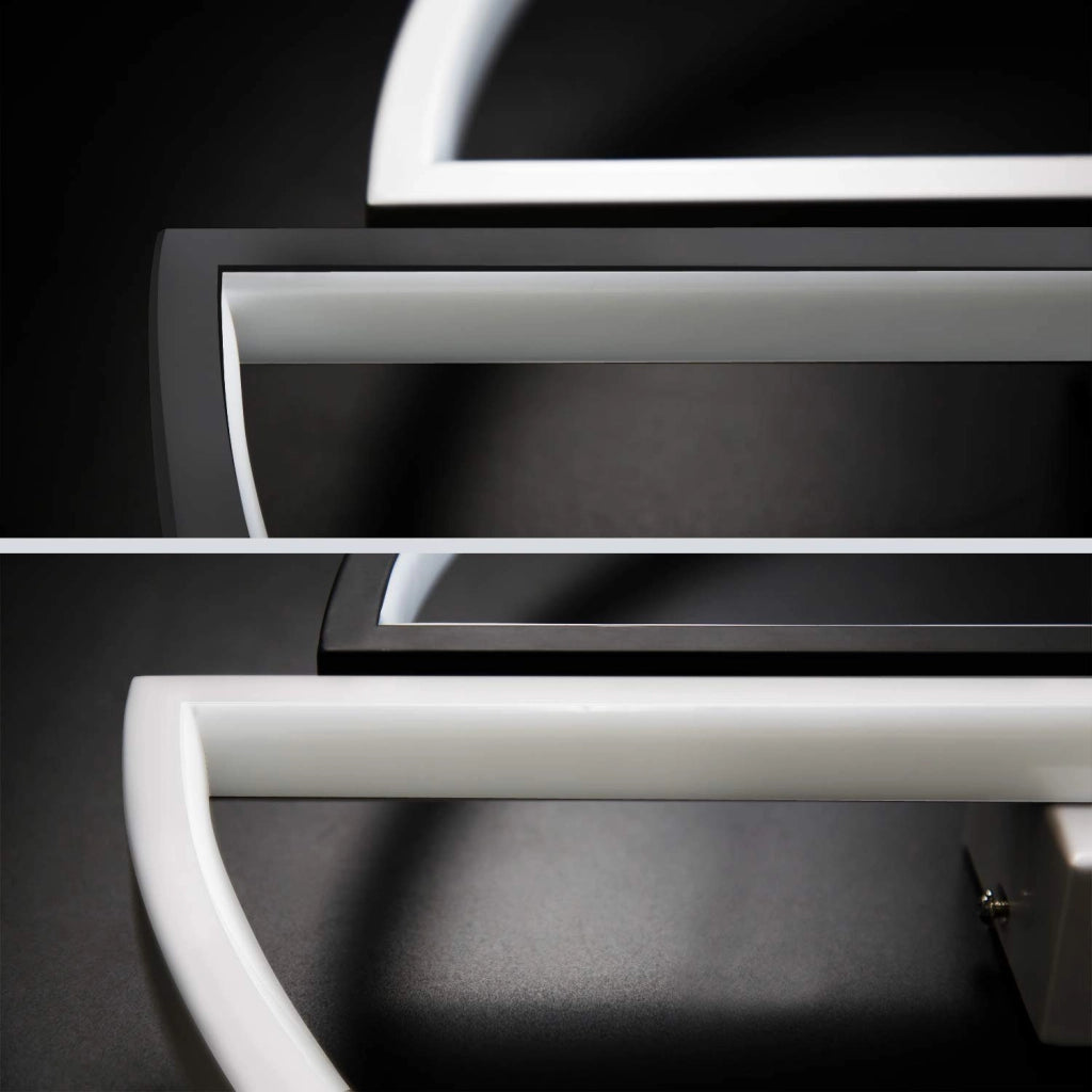 ZMH Lampada da soffitto plafoniera LED telecomando ferro dimmerabile moderna