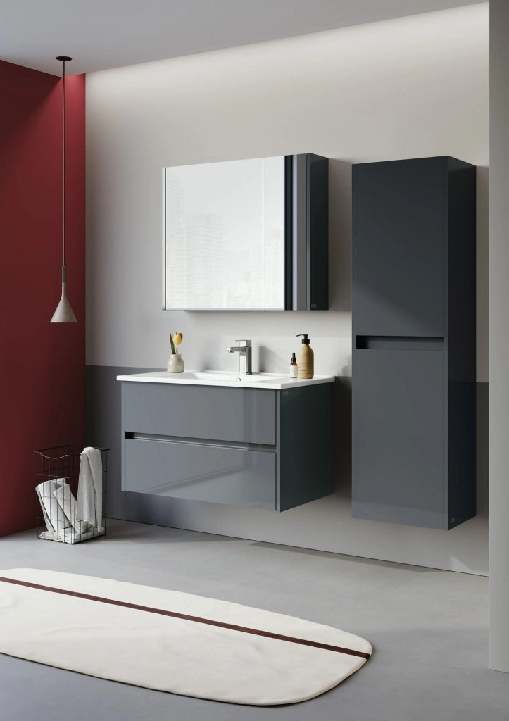 Mobile lavabo "Arno 85" - 85 x 45 x 52 cm - Antracite
