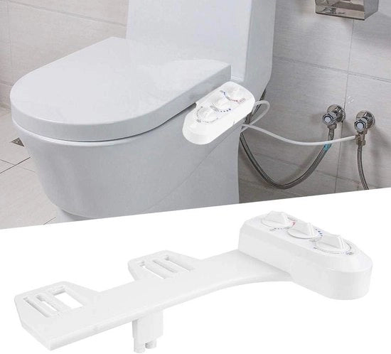 Attacco di Bidet per Vasca da Bagno - Doppie Fustelle Caldo-Freddo, Spruzzatore di Bidet, Standard UE.