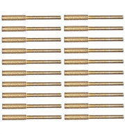 Kit di abrasivi per catene per catene per tagliabassi - 20 pezzi - Serratura diamantata - Lapsi per catene per tagliabassi - 4,0/4,8/5,5 mm - Materiale amarillo resistente