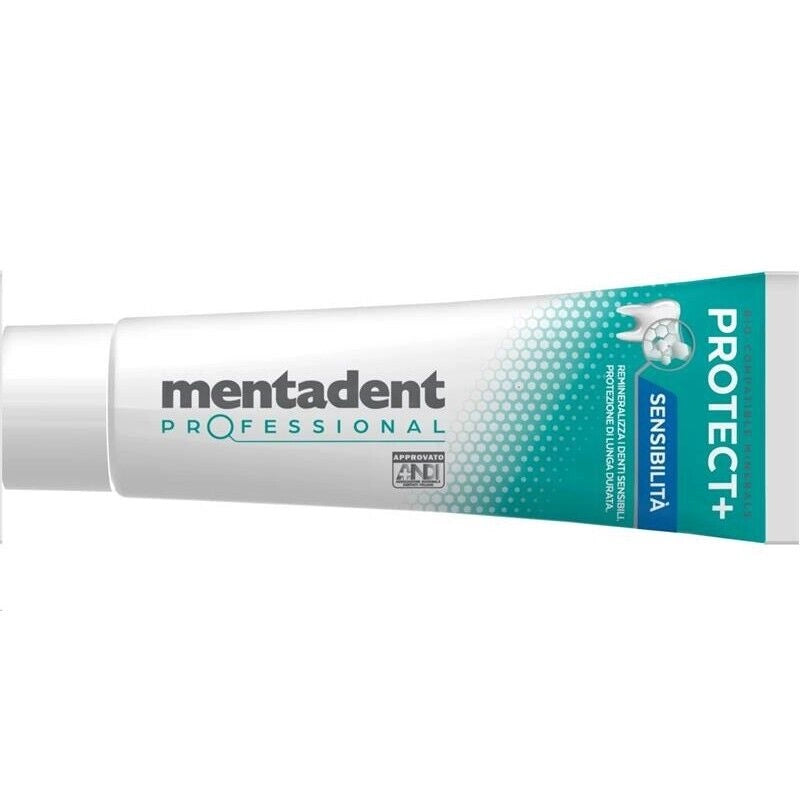 MENTADENT DENTIFRICIO SET 4 CONFEZIONI PROFESSIONAL RIMINALIZZA I DENTI SENSIBILI 75 ML L'UNO PROTETTIVO