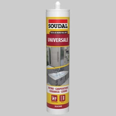 SILICONE UNIVERALE TESTA DI MORO SOUDAL  Ml 280     SOUDAL