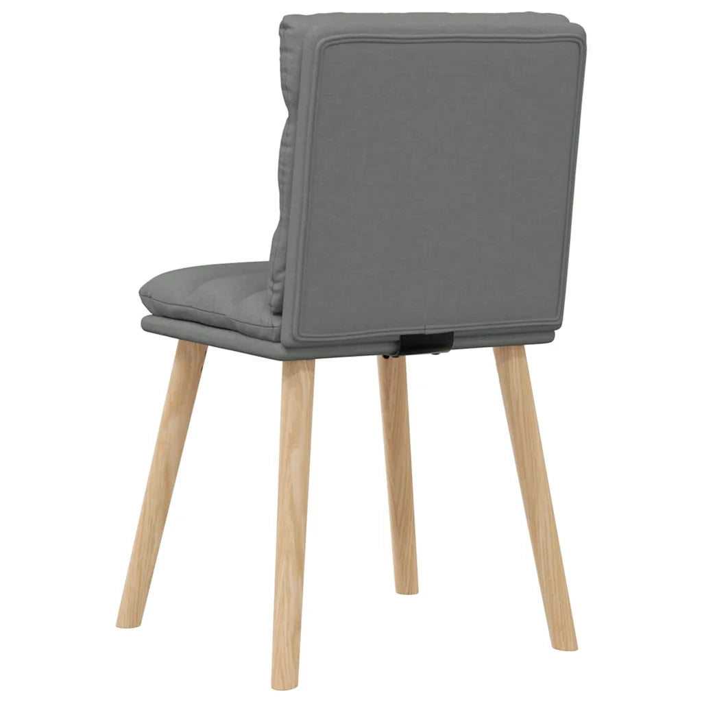 Sedie da Pranzo 6 pz Grigio Scuro in Tessuto 3315664