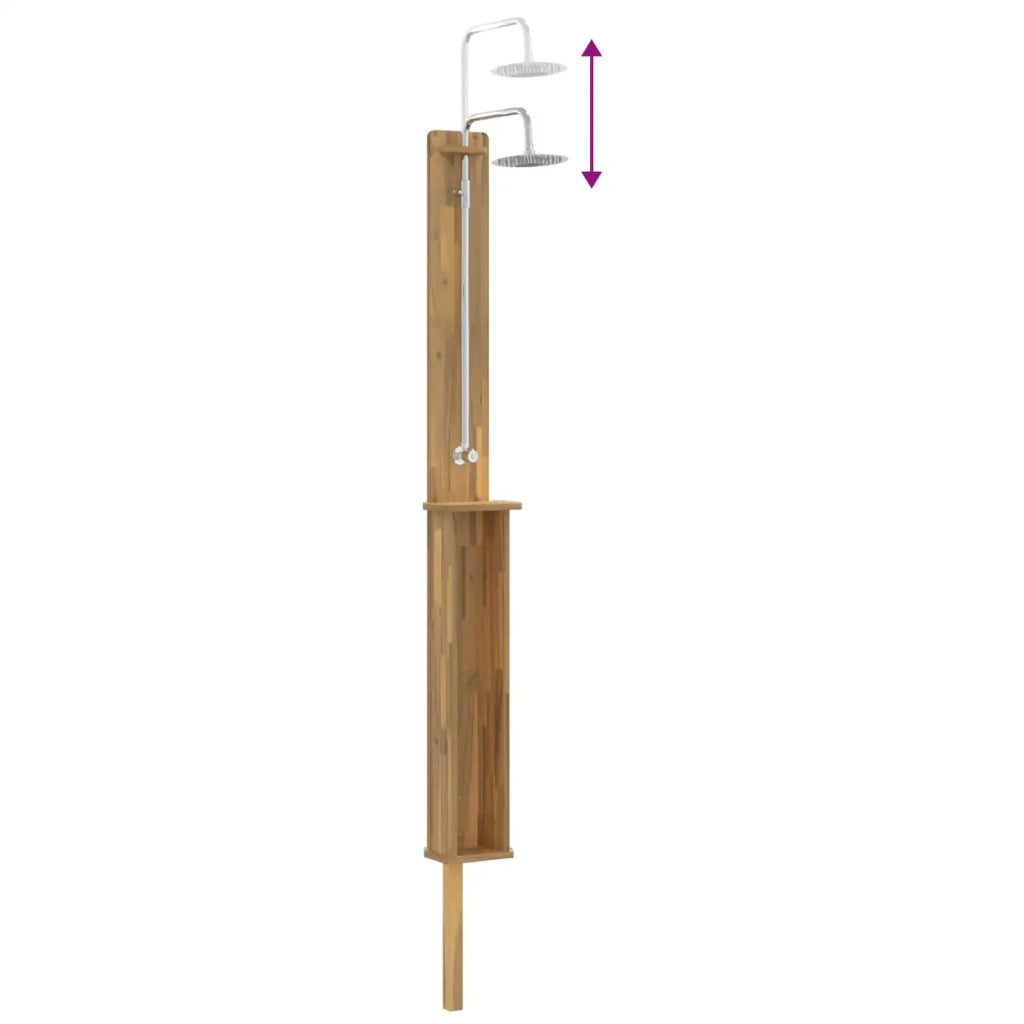 Doccia da esterno 257 cm Bianco 903121