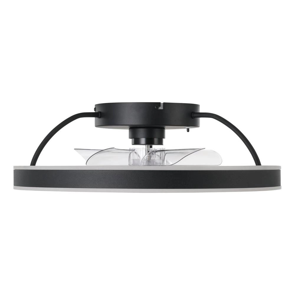 Plafoniera con Ventilatore Aperto Nero Marinella Eglo