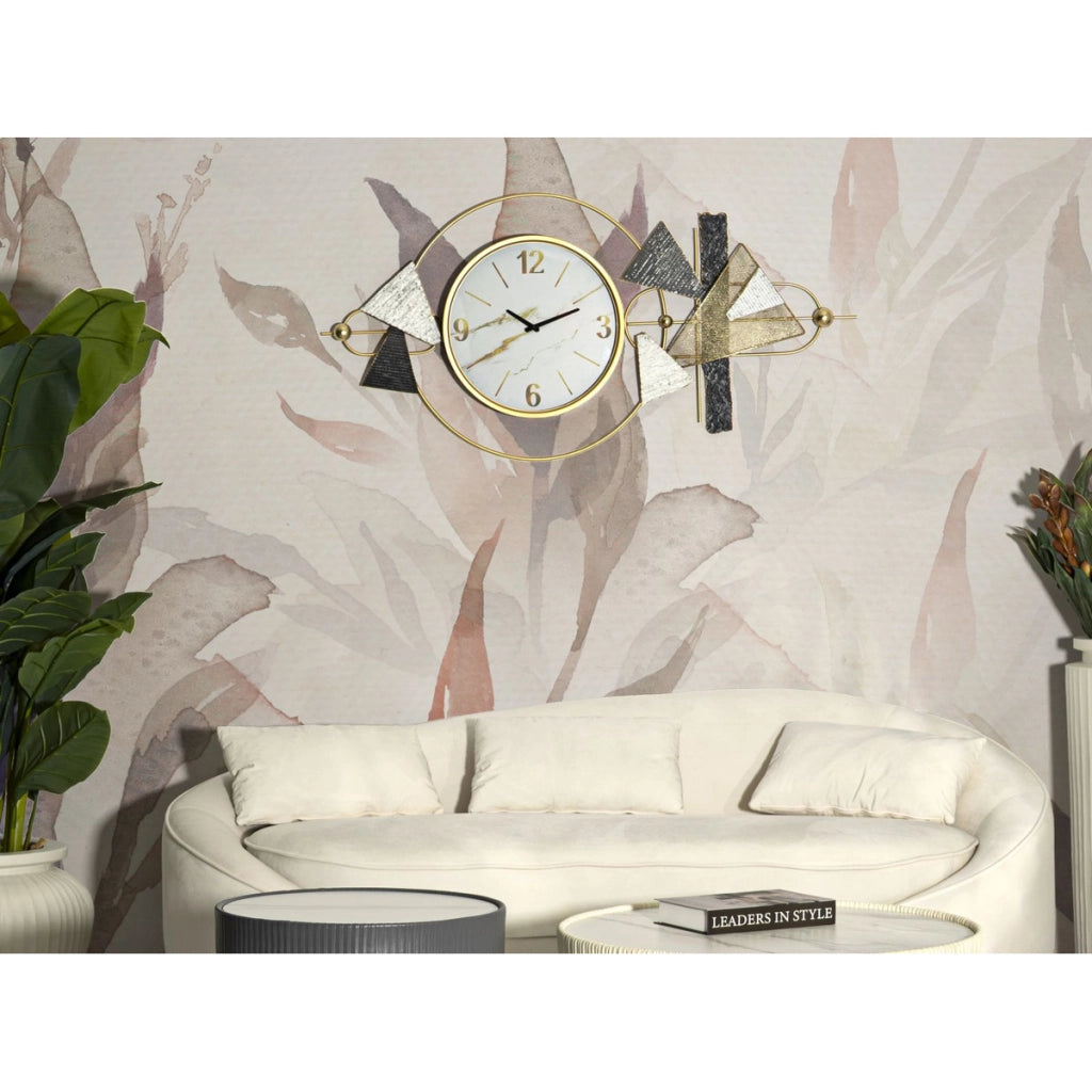 Orologio da Parete VKH765, Multicolore, Metallo, 120x6x60 cm