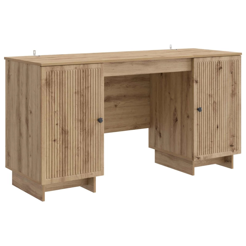 Scrivania | Tavolo da Ufficio Rovere Artigianale Legno ingegnerizzato