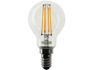 LAMPADA FILO LED SFERA ZAFIRO E14- - 6W - 4000  °K naturale - 810 lm - 45x78h - 5 blister BEGHELLI