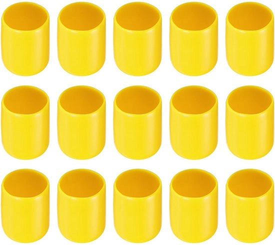 Protettori di fine in gomma per tubi - 25 Pack - 5/8" (16 mm) ID - Sostanza resistente - Protezione contro la ruggine - Isolamento di polvere - Esercito di fine