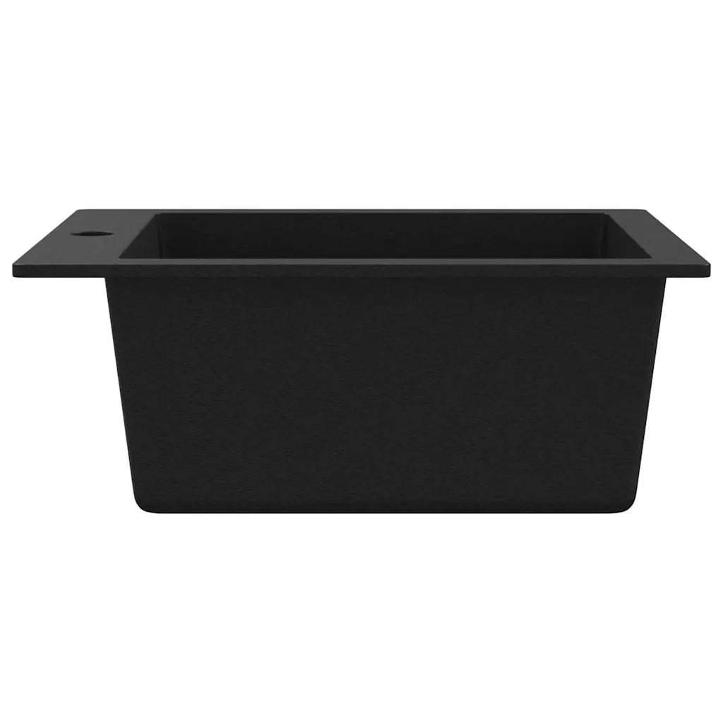 Lavandino Cucina-Lavabo-Lavello Granito Nero solo Lavello ad Incasso