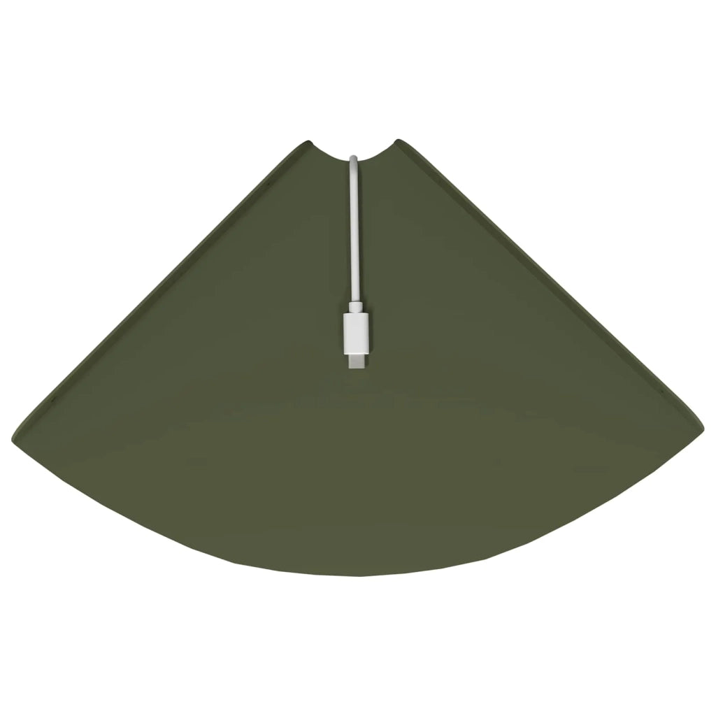 Mensola sospesa 2 pcs Verde oliva 24 x 24 x 2 cm 8004106