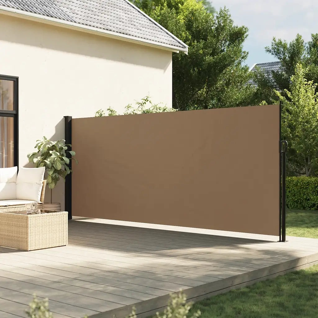 Tenda da Sole | Tenda parasole Laterale Retrattile Tortora 180x300 cm