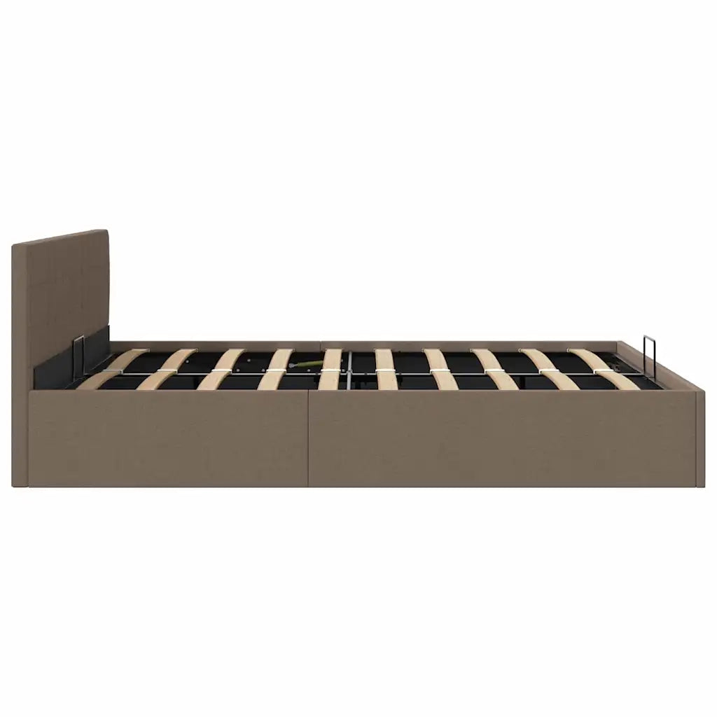Giroletto con Contenitore Grigio Talpa in Tessuto 160x200 cm 285598