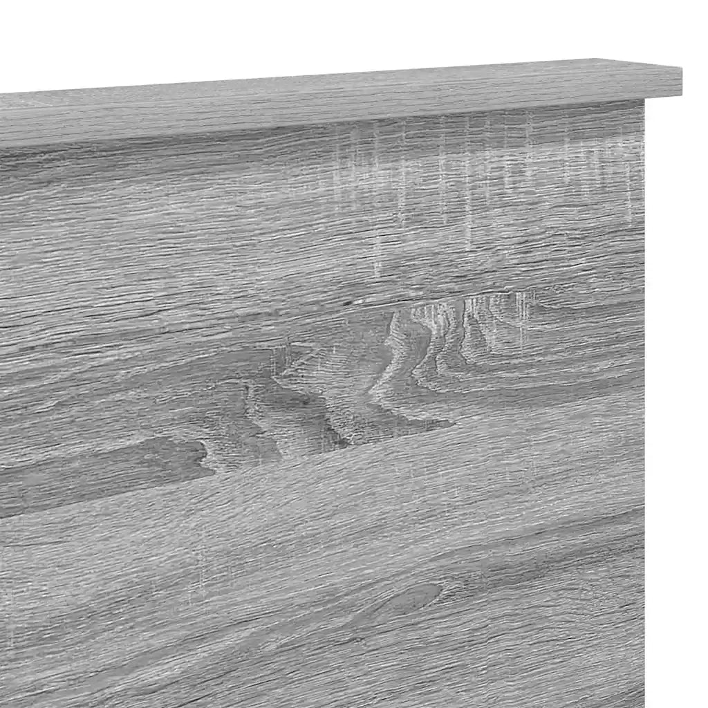 Testiera-Testata-Testiera Decorativa Grigio Sonoma 135 cm Legno multistrato 280803