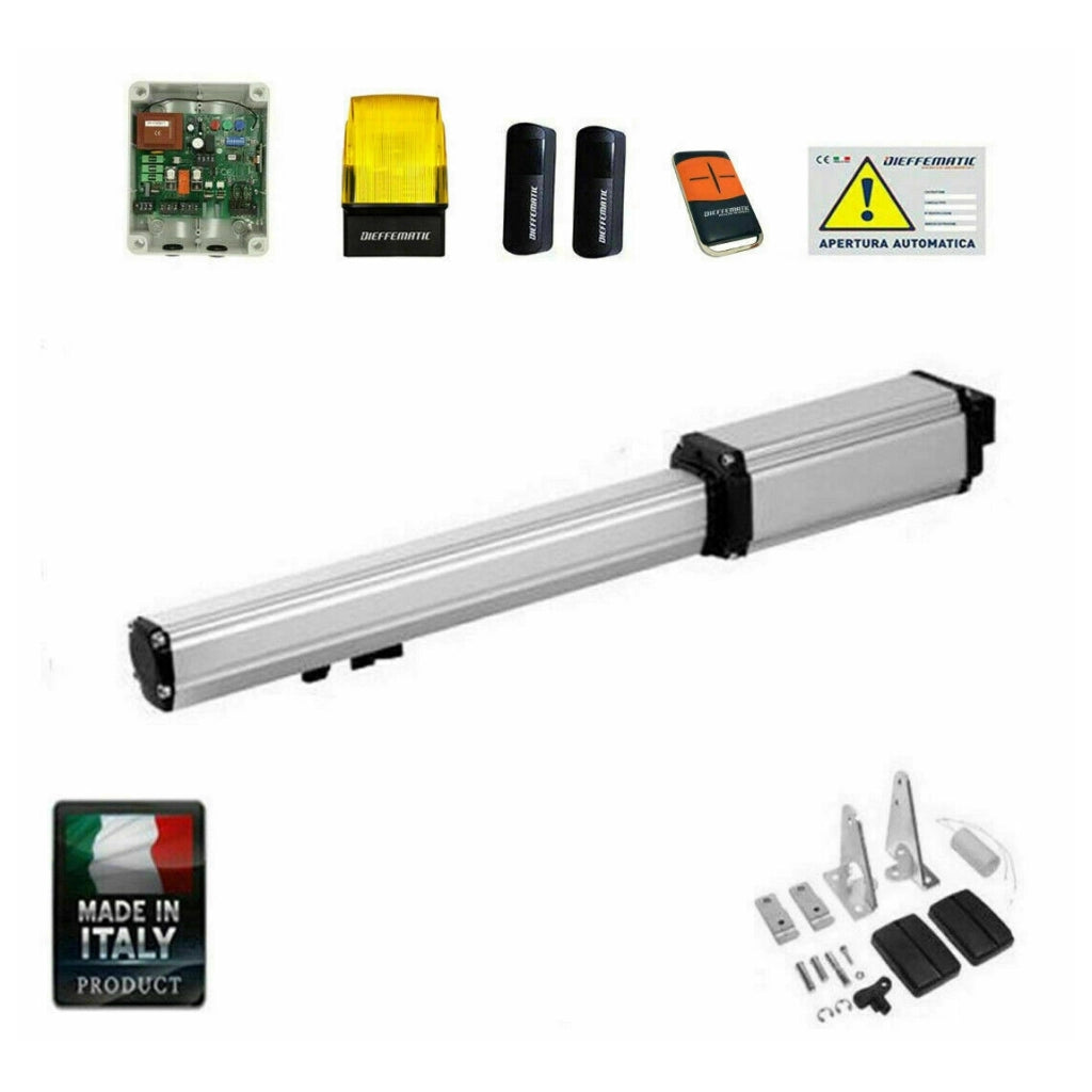 KIT BH 1 ANTA CORSA 400 24V AUTOMAZIONE CANCELLO BATTENTE AUTOMATISMO ELETTRICO