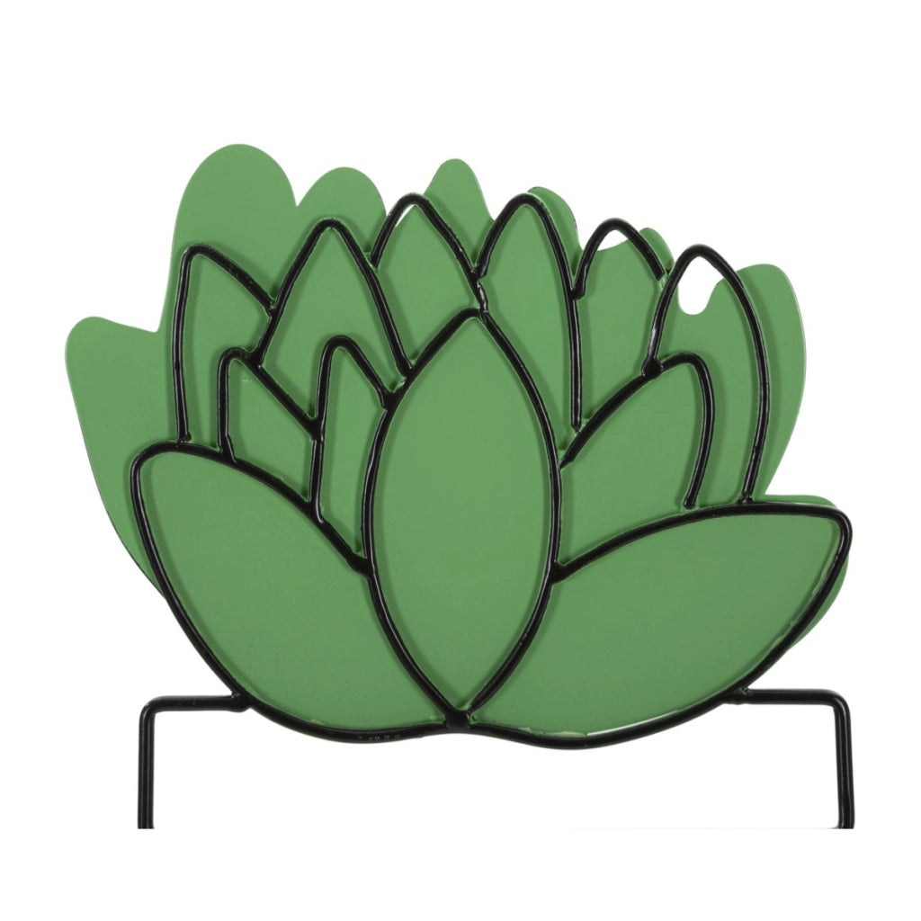 Pannello da muro Cactus in ferro, set 3 pezzi 33x46 cm