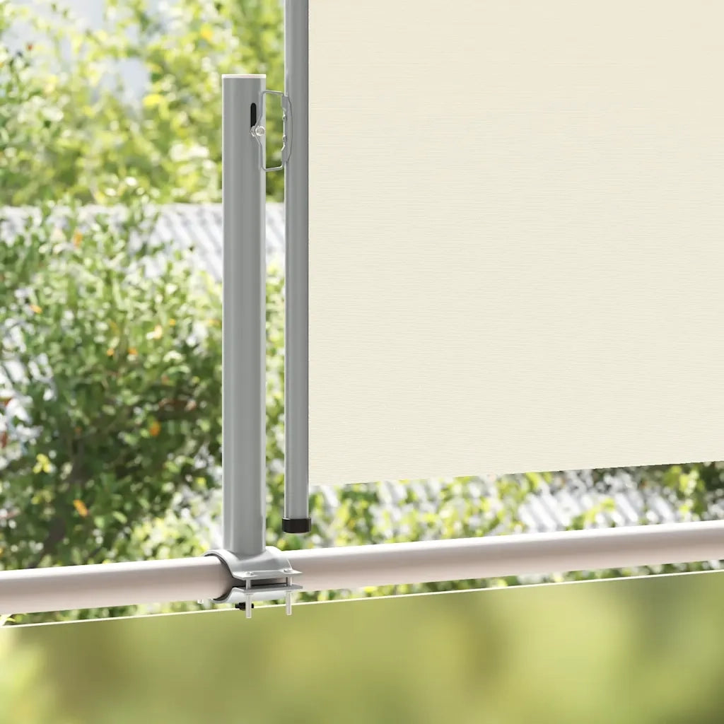 Tenda da Sole | Tenda parasole Laterale Retrattile 100 x 300 cm Crema