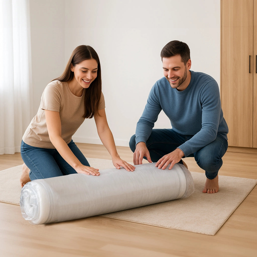 Materasso Memory Matrimoniale 165x190 h 20 cm in Memory Foam. A 7 Zone Differenziate Ortopedico. Rivestimento Policot Fresco e Traspirante. Made in Italy 100%
