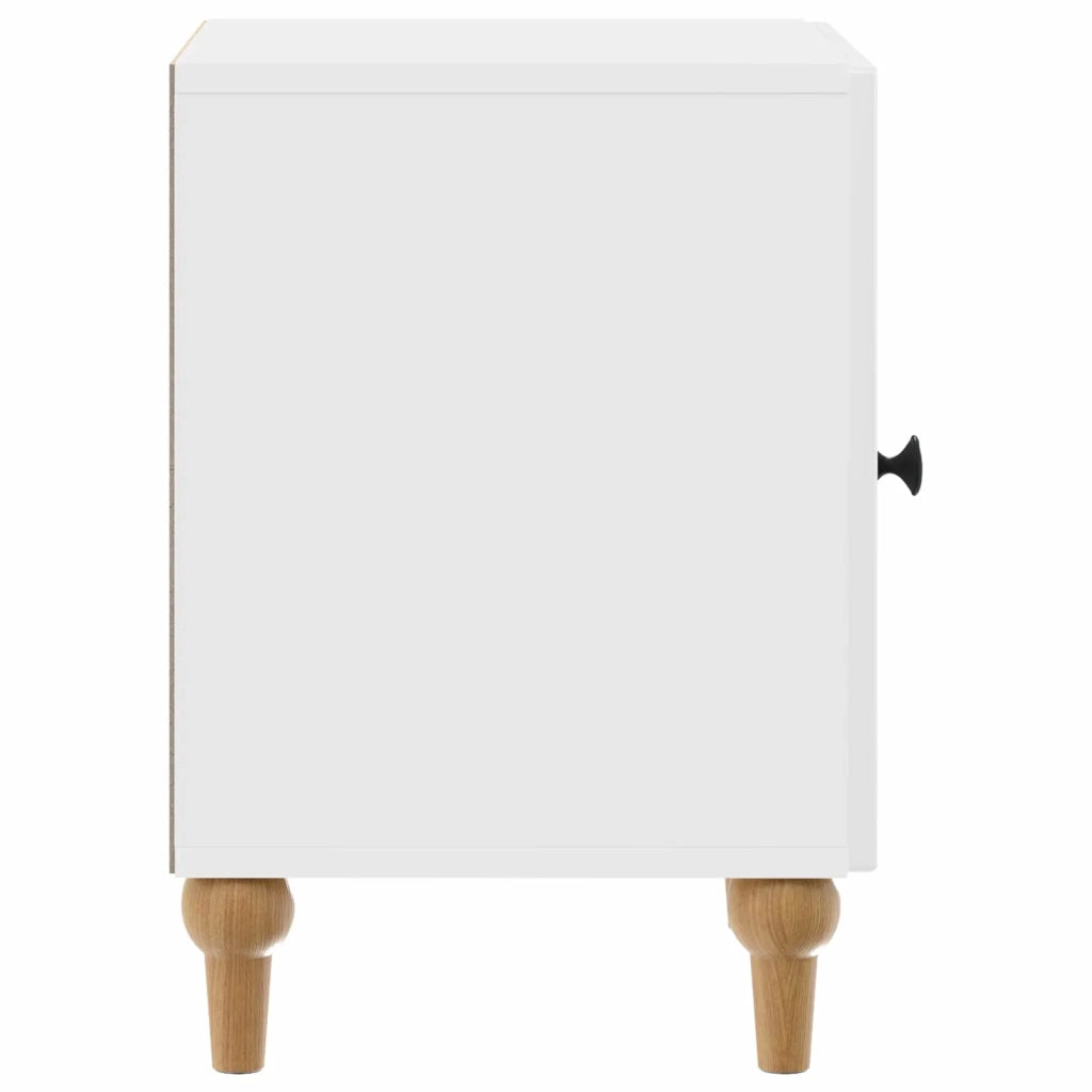 Armadio da Notte Bianco Lucido 43 x 34,5 x 50 cm 894113