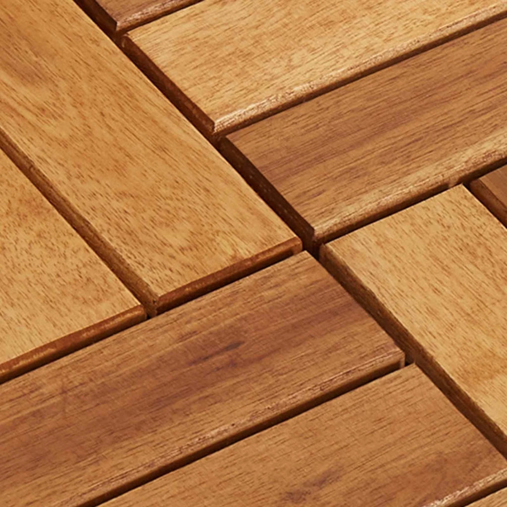Piastrella per Decking 30 pcs Marrone 30 x 30 cm 3444690