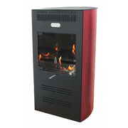 Stufa bioetanolo Elegance Ventilata Bordeaux 3 kW – ventilazione 3 velocità, telecomando – ideale per 30 m2 – Tecno Air System