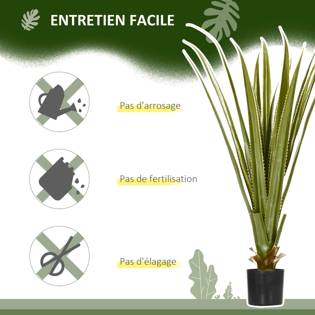 Pianta Artificiale Agave ¨C Xylo ¨C 90 cm 16 Foglie Interno Esterno