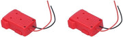 Fusibile di sicurezza per apparecchi domestici - 2 pezzi - Socket sicuro - Rosso - Protezione per frigoriferi e altro - 120VAC