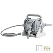 Avvolgitubo per Irrigazione Esterno 20+2 m ¨C zephmum ¨C Grigio ?15 mm