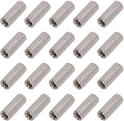 M5 x 0,8 mm Koppelingsmoer in Acciaio Inossidabile - 20 mm Lunghezza - 20 Stuks - Completo di Avvito - Duraturo e Solido - Mozzo