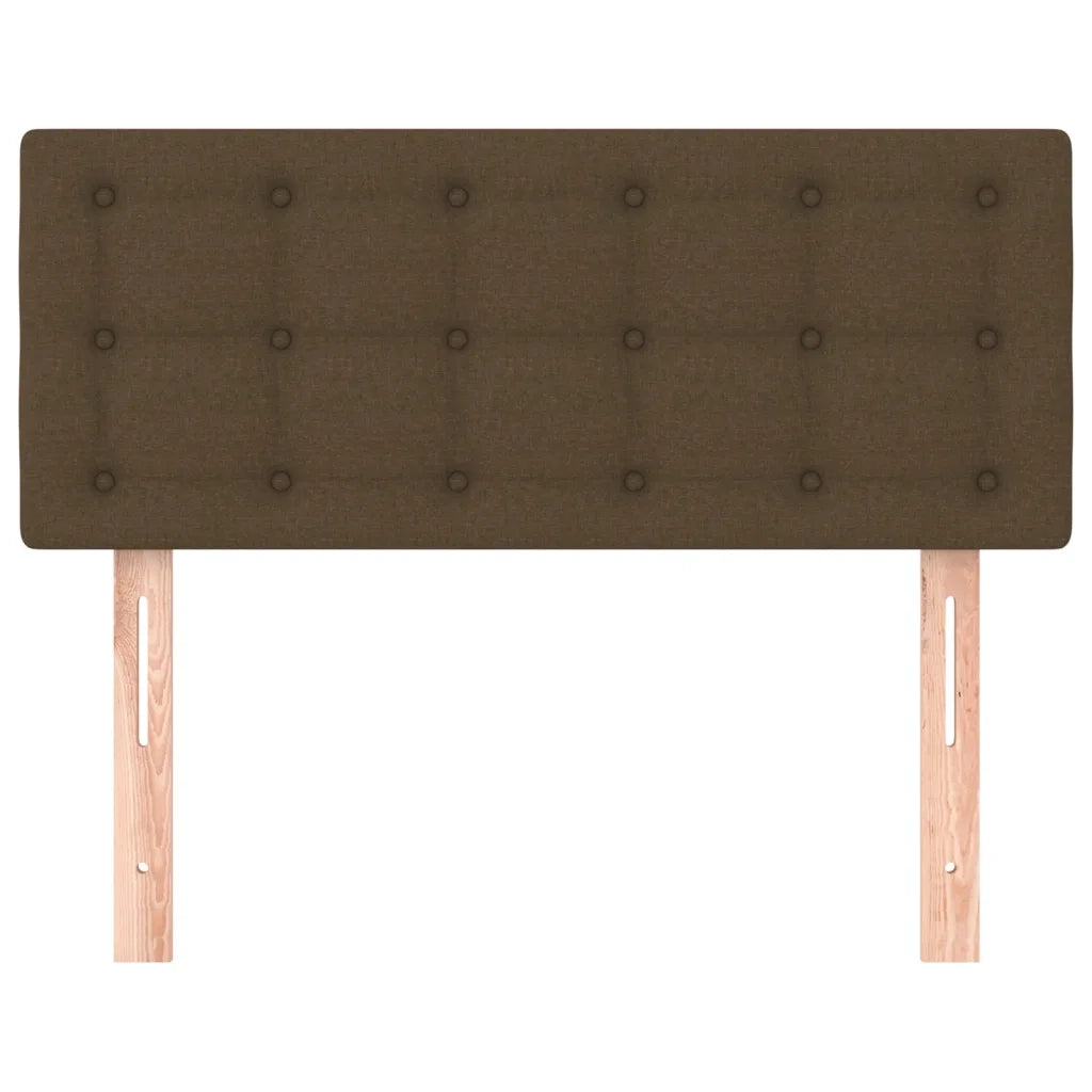 Testiera | Testata Marrone Scuro 90x5x78/88 cm in Tessuto