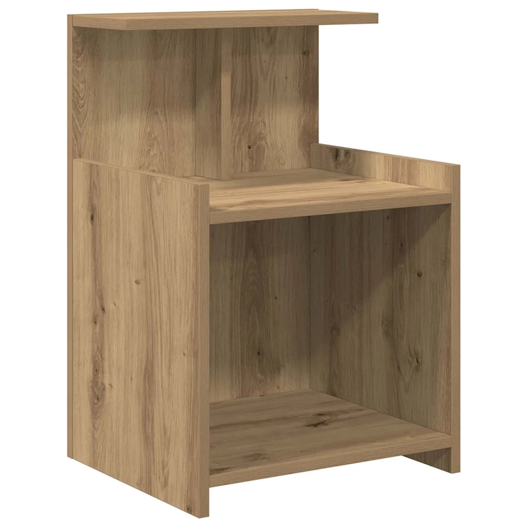 Armadio da Notte 2 pcs Rovere artigianale 40 x 35 x 60 cm 875137