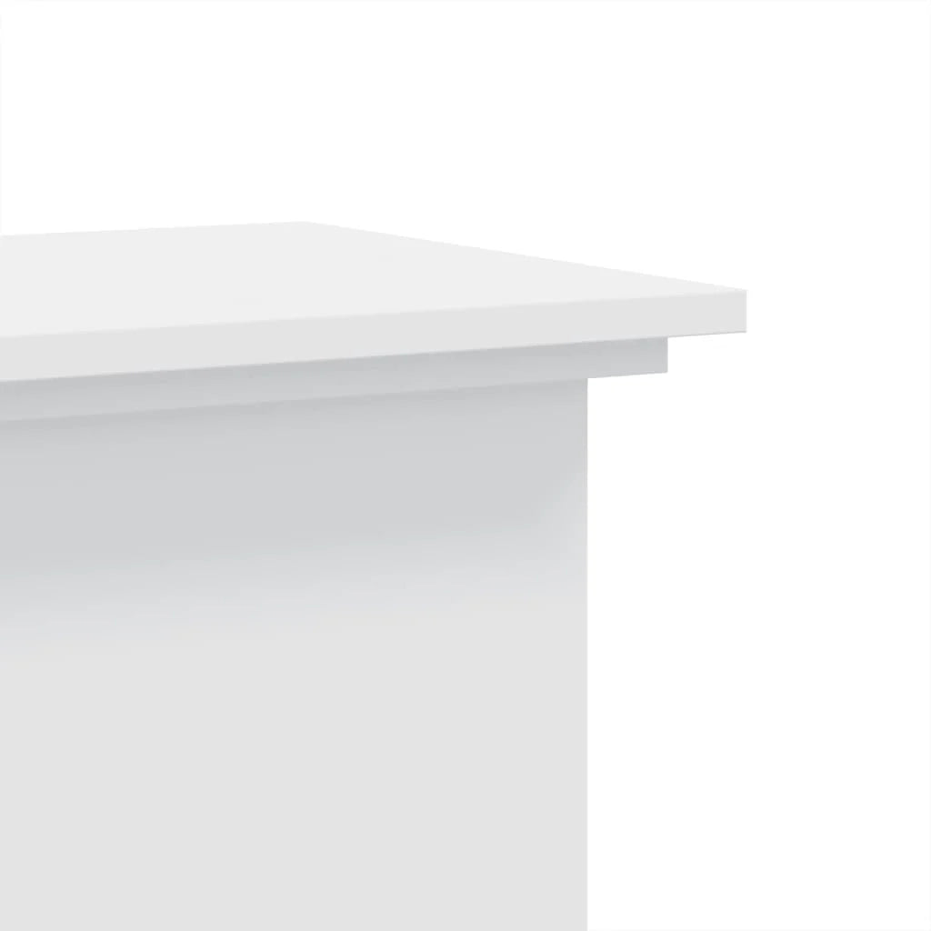 Portavasi mobiletto portafiori 33 x 33 x 80 cm legno ingegnerizzato bianco 02_0045154