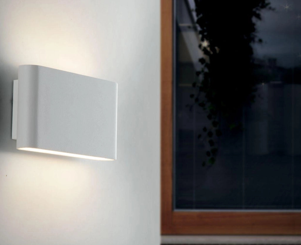 APPLIQUE BIEMISSIONE LED GAMMA BIANCA 10W 1100LM CCT 3000K / 4000K IP54 17X4X9CM
