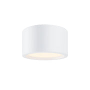 Maytoni Lampada da soffitto moderna Hydra 1 luce LED integrato bianco alluminio