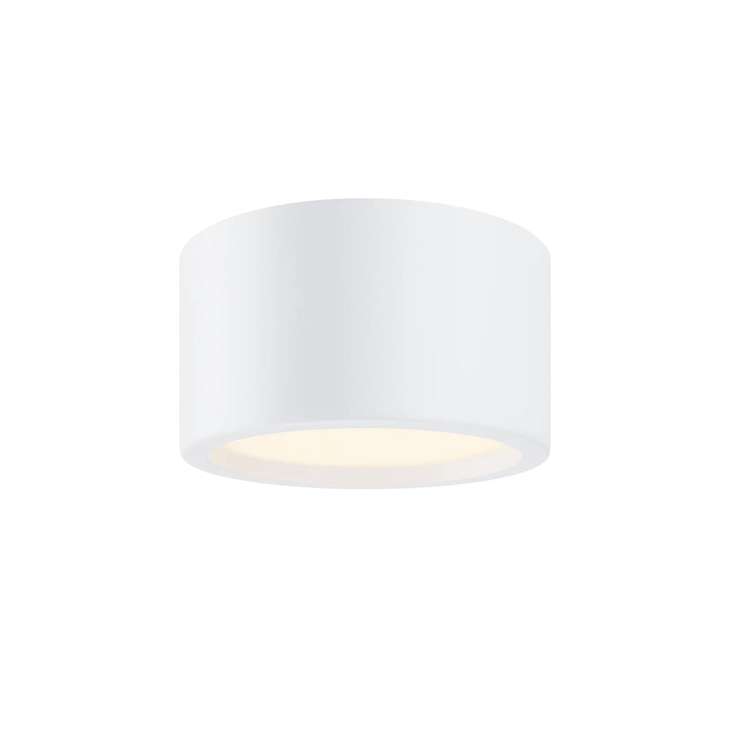Maytoni Lampada da soffitto moderna Hydra 1 luce LED integrato bianco alluminio