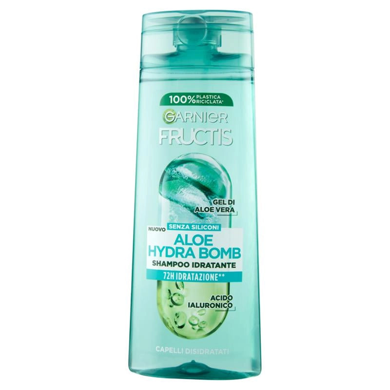 GARNIER FRUCTIS SHAMPOO 250 ML ALOE 72 ORE DI IDRATAZIONE HYDRA BOMB PER CAPELLI DISIDRATATI