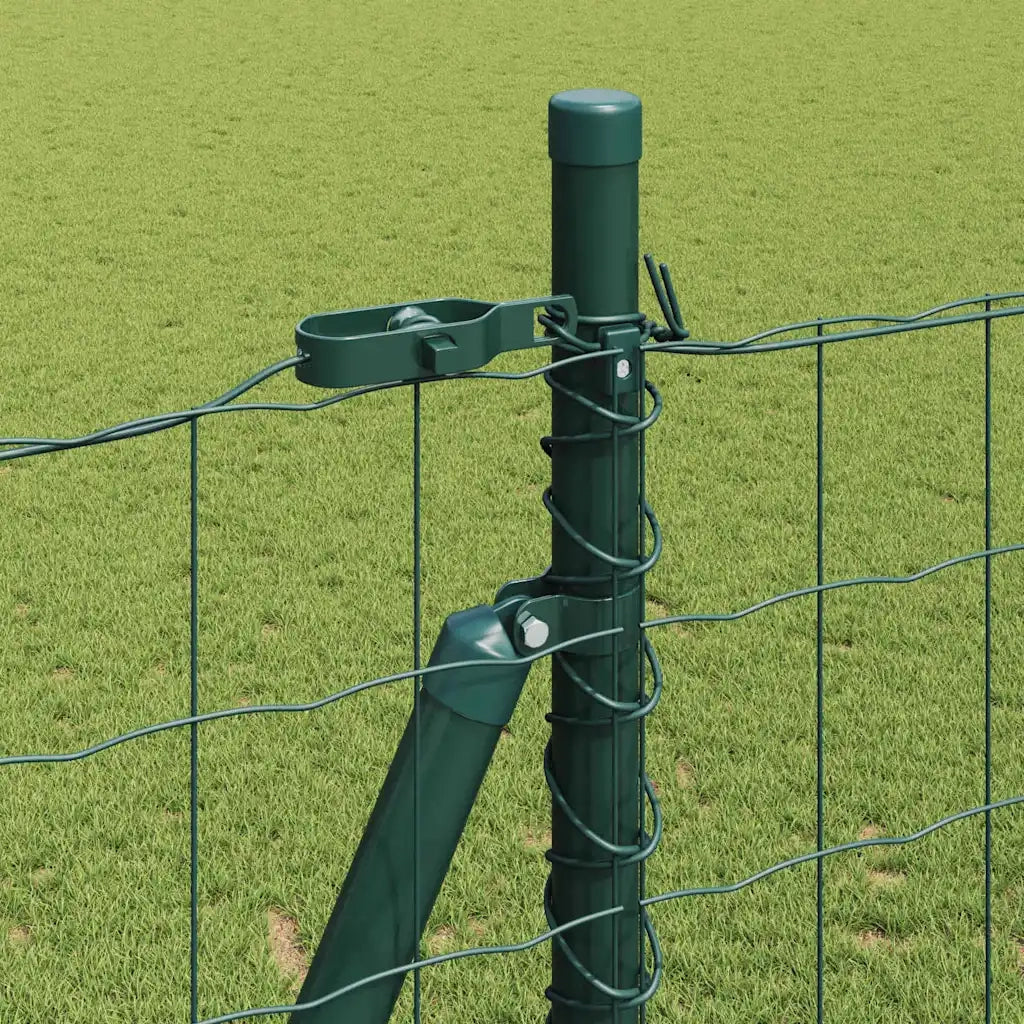 Recinzione con Posto Verde 1,2 x 25 m Acciaio e PVC