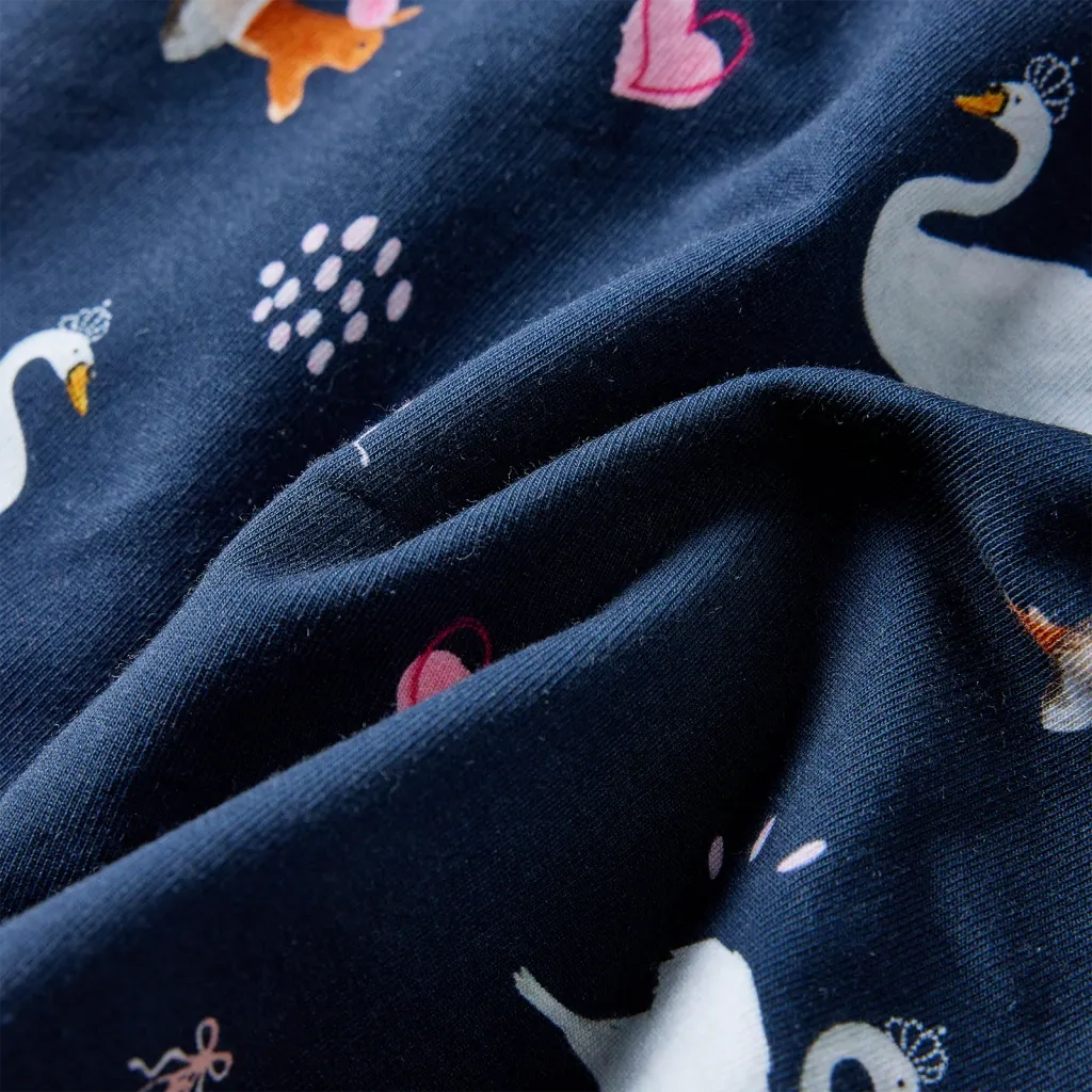 Abito da Bambina a Maniche Lunghe Blu Marino 104 CFW6689238