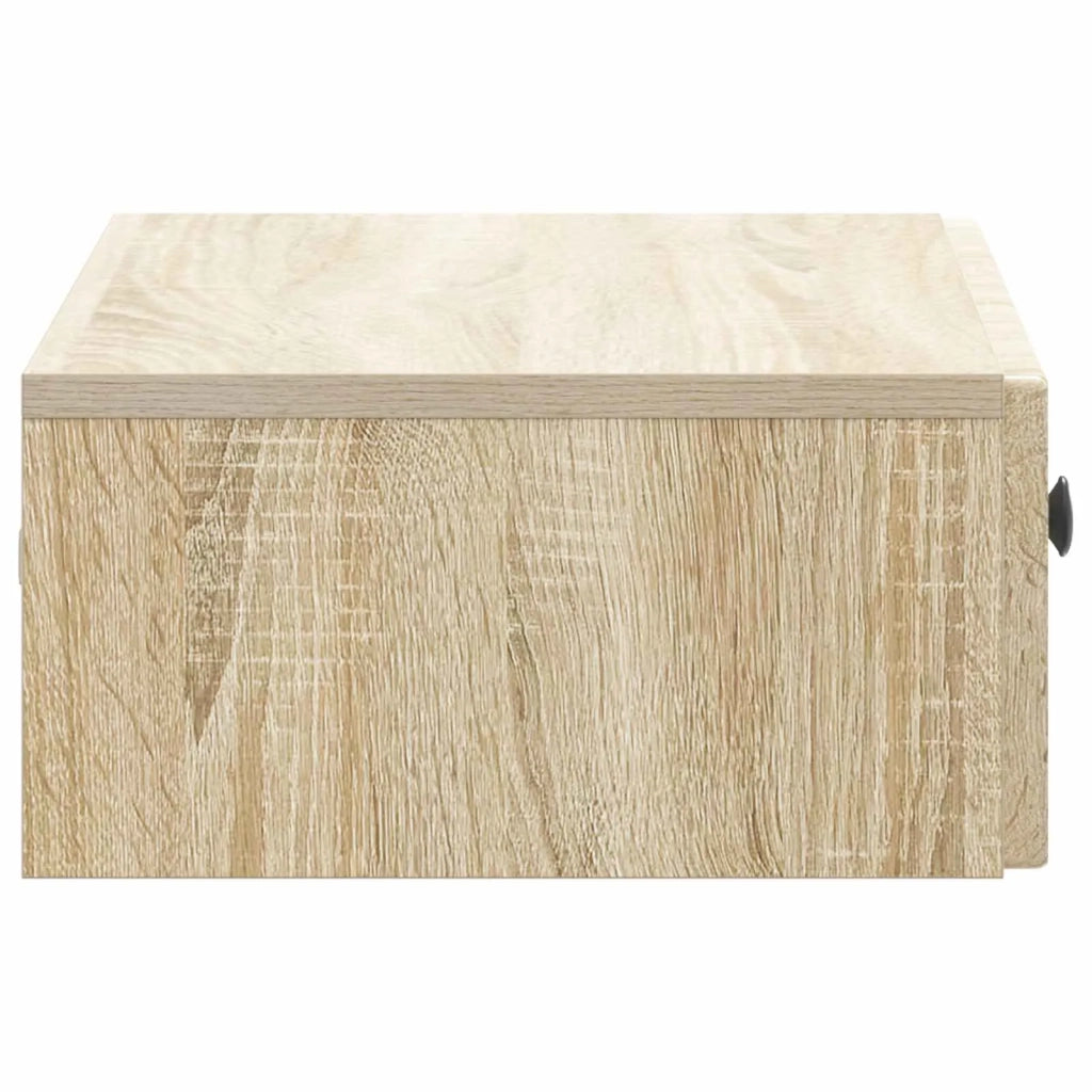 Tavolino da Parete Laterale | Tavolo laterale | Tavolino Rovere Sonoma 59 x 34,5 x 17 cm
